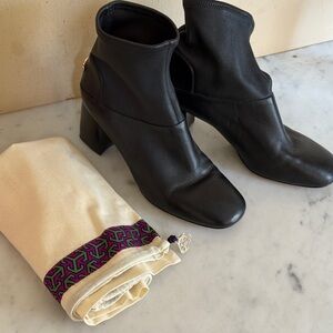 Tory Burch Elegant Black Heeled Boots
